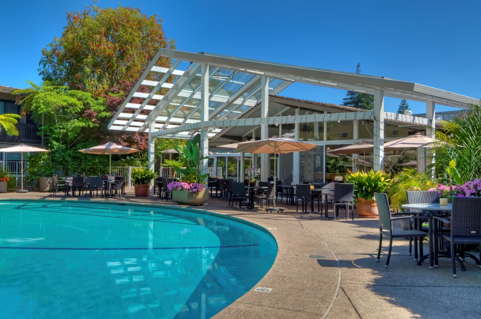 Dinah'S Garden Hotel Palo Alto Zewnętrze zdjęcie